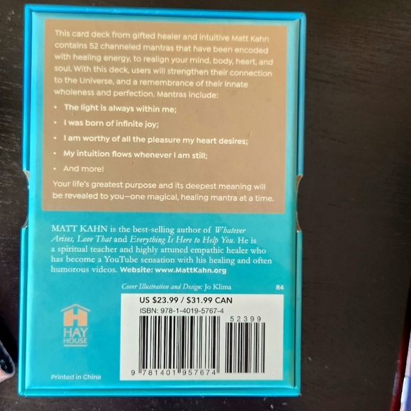 The Healing Mantra oracle card deck • - Picture 4 of 4